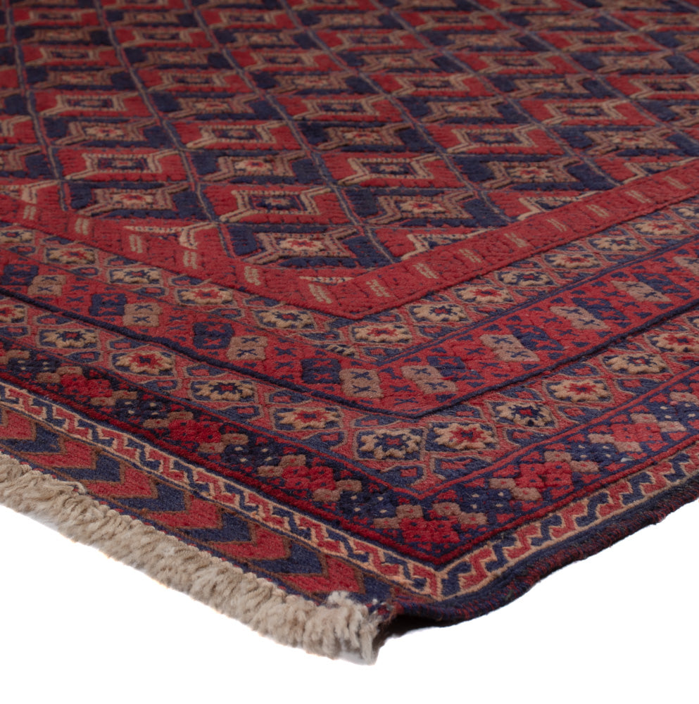 Kelim Teppich - Oriental - 200 x 160 cm - dunkelrot