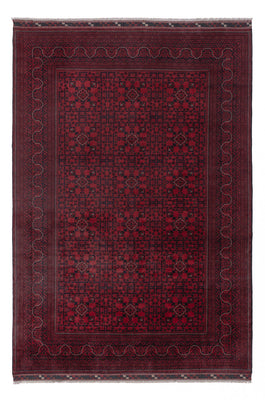 Afghan Teppich - Kunduz - 288 x 198 cm - dunkelrot
