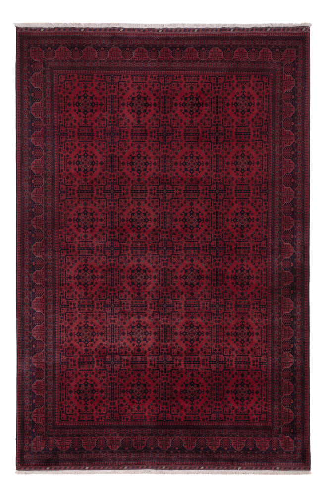 Afghan Teppich - Royal - 293 x 202 cm - dunkelrot