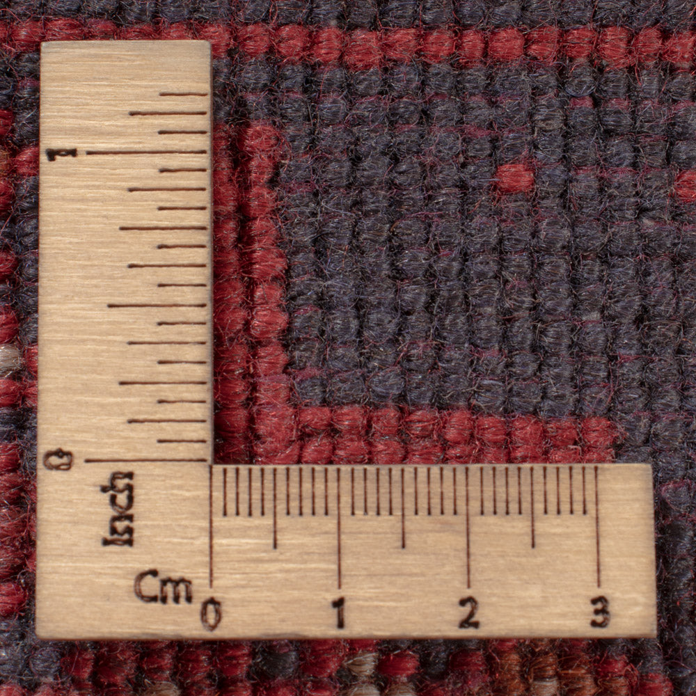 Afghan Teppich - Kunduz - 306 x 196 cm - dunkelrot