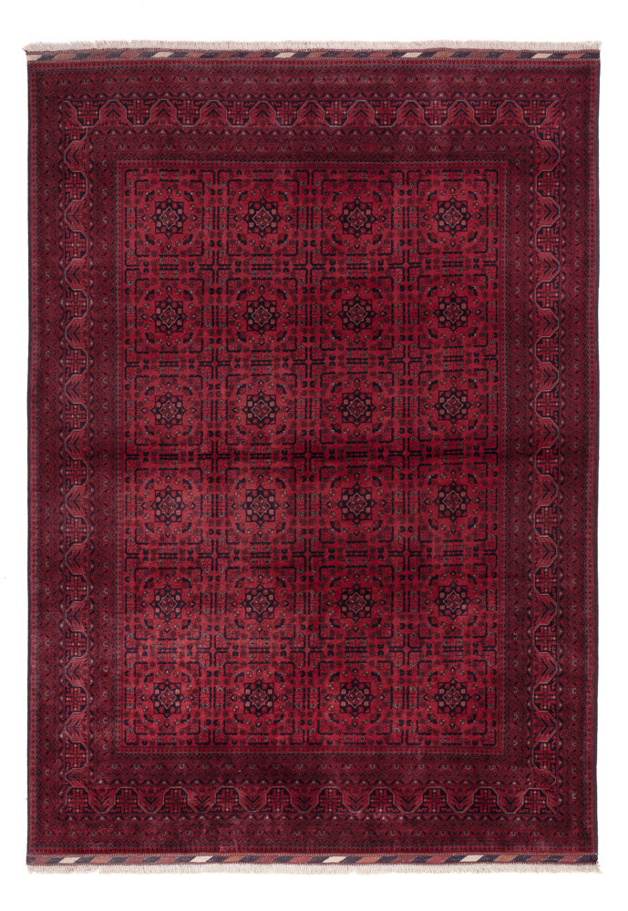 Afghan Teppich - Royal - 291 x 201 cm - dunkelrot