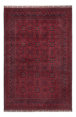 Afghan Teppich - Kunduz - 290 x 198 cm - dunkelrot