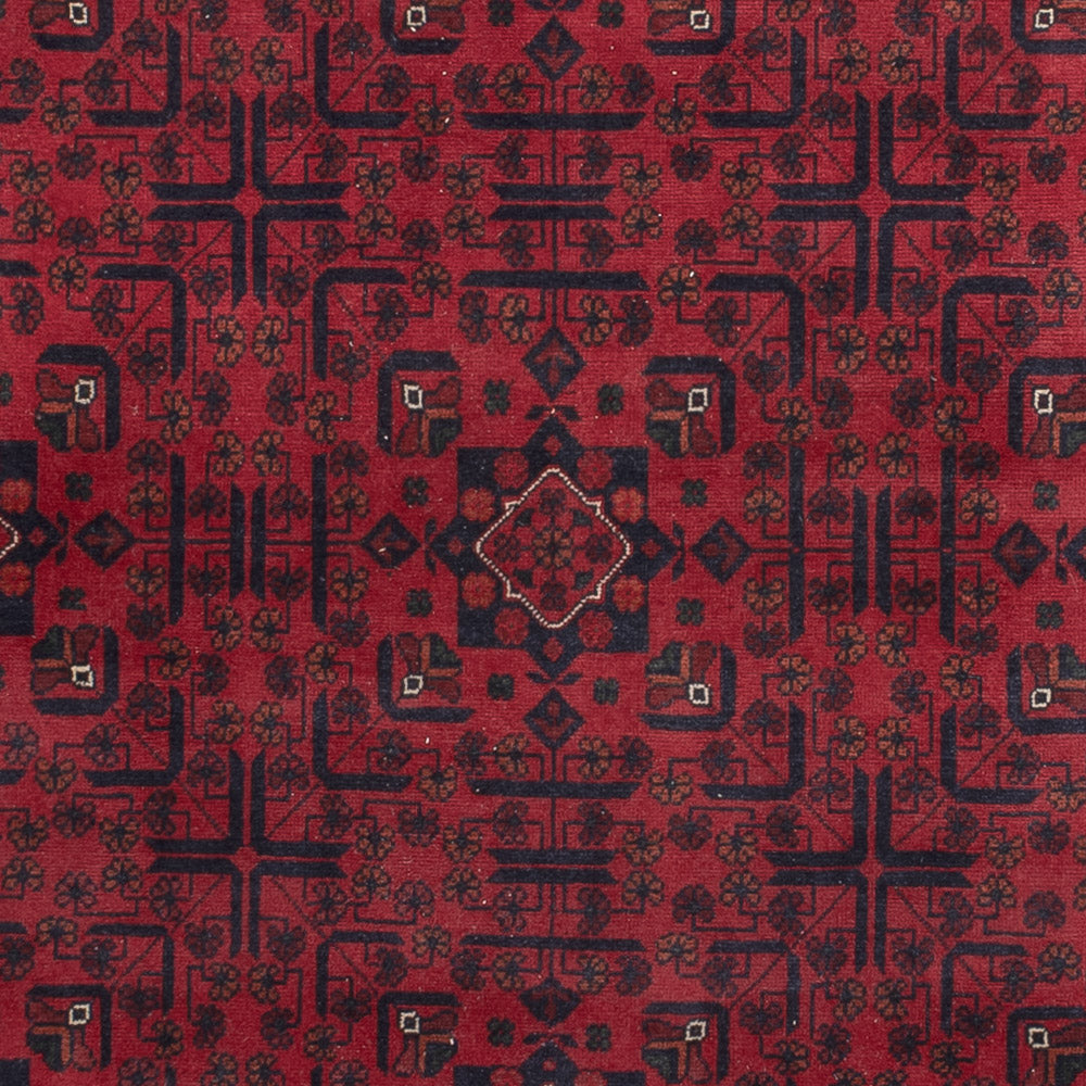 Afghan Teppich - Kunduz - 290 x 198 cm - dunkelrot