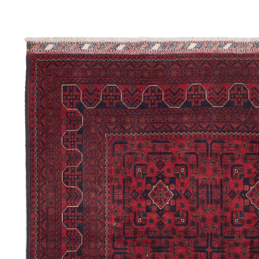 Afghaans tapijt - Kunduz - 290 x 198 cm - donkerrood