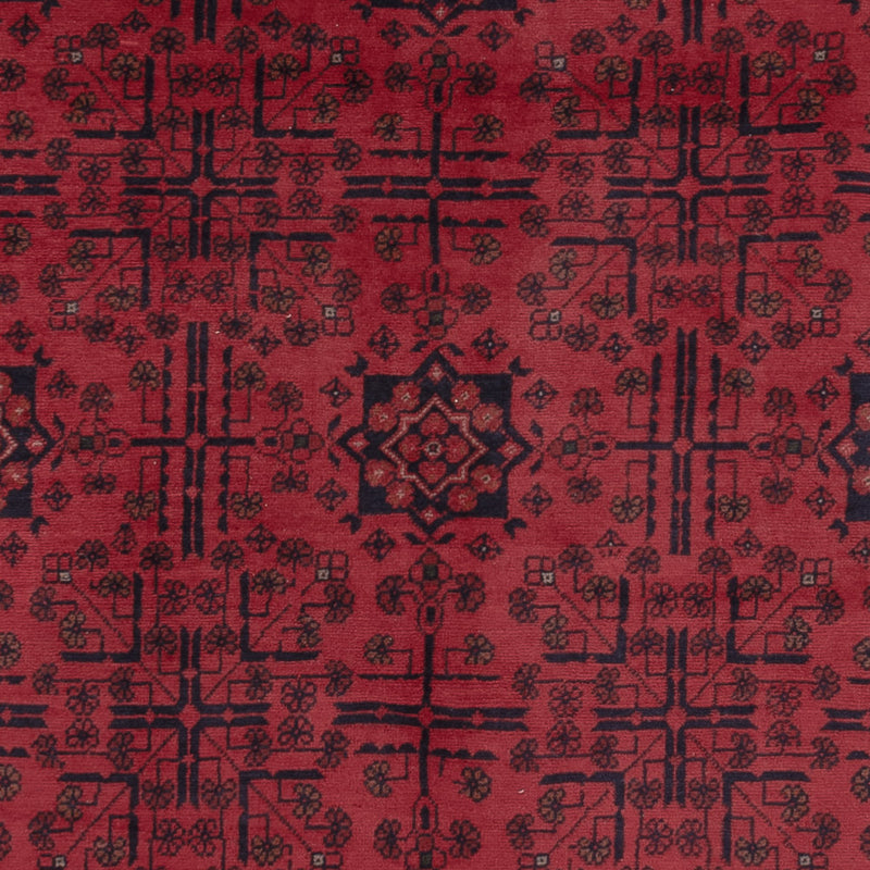 Afghan Teppich - Kunduz - 302 x 200 cm - dunkelrot