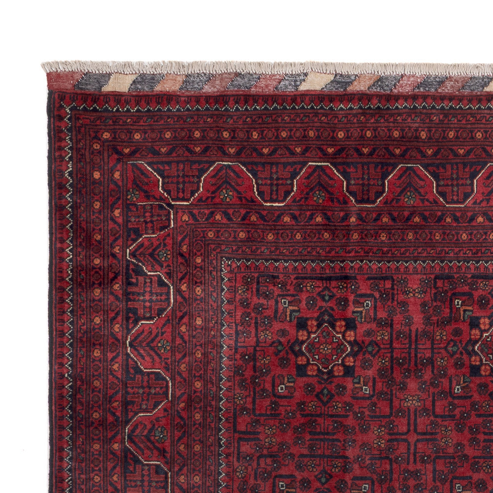 Afghaans tapijt - Kunduz - 290 x 199 cm - donkerrood