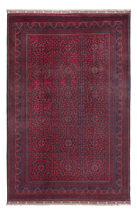 Afghan Teppich - Kunduz - 301 x 200 cm - dunkelrot