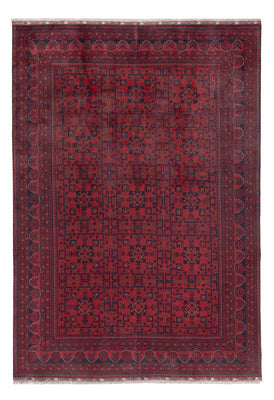 Afghan Teppich - Kunduz - 289 x 199 cm - dunkelrot