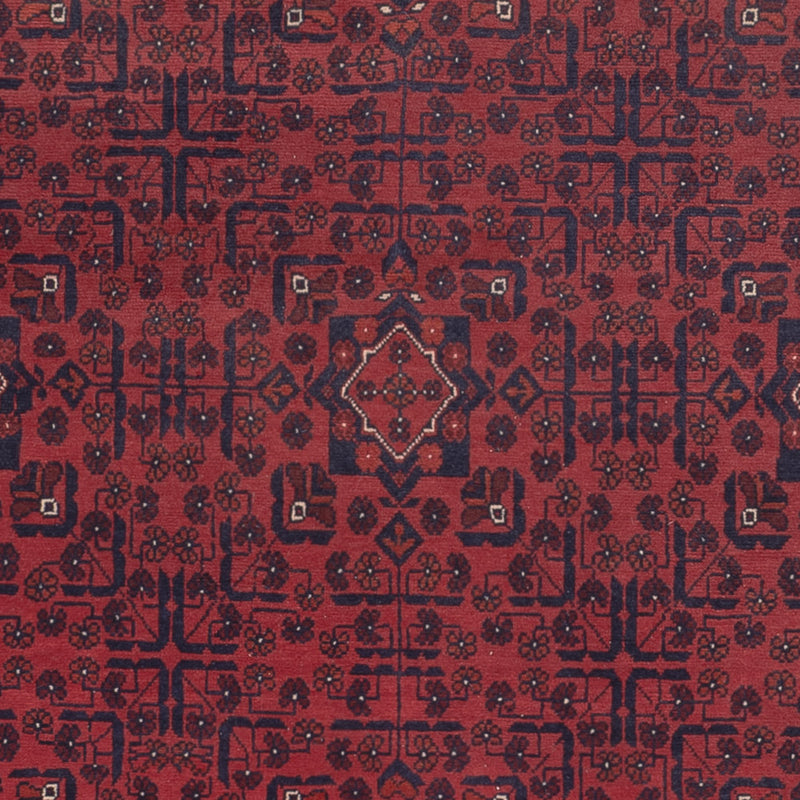 Afghan Teppich - Kunduz - 297 x 195 cm - dunkelrot