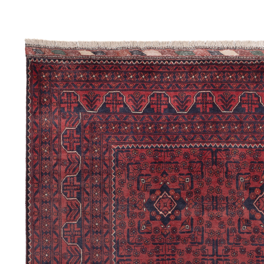 Afghaans tapijt - Kunduz - 297 x 195 cm - donkerrood