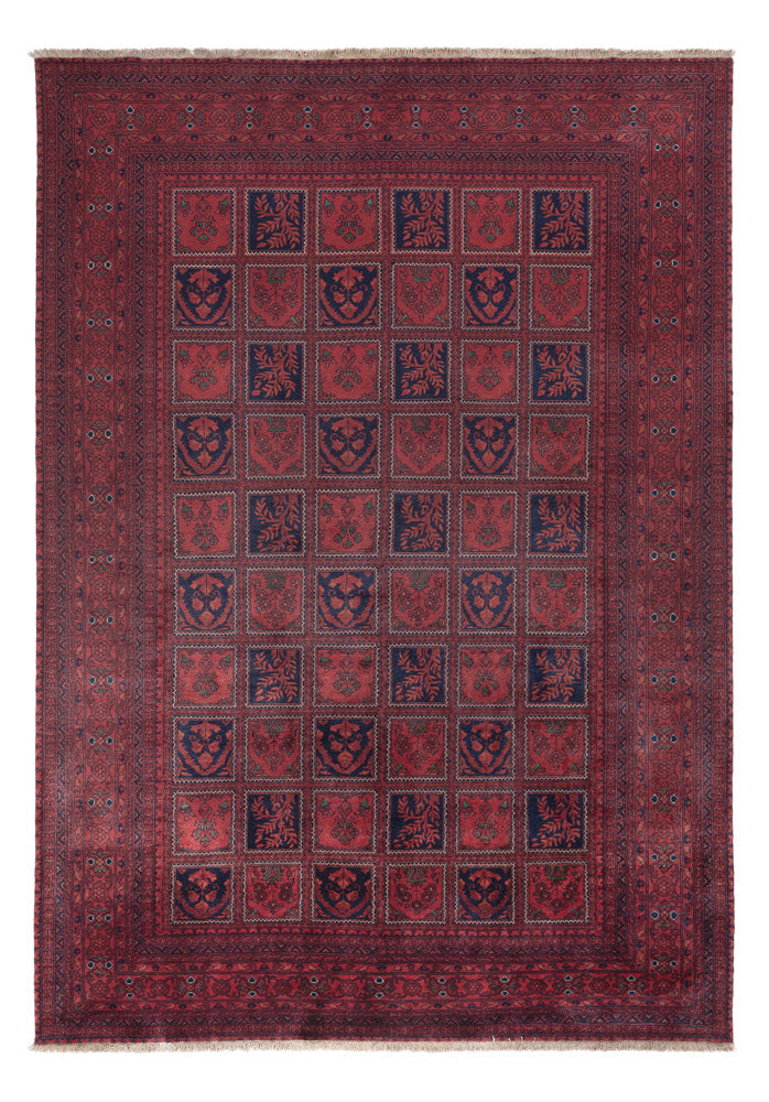 Afghan Teppich - Royal - 285 x 195 cm - dunkelrot