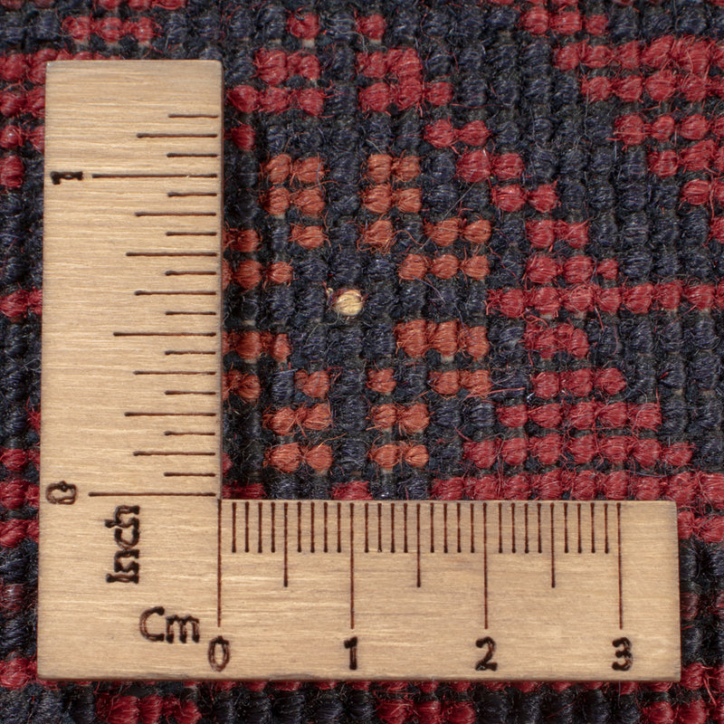 Afghan Teppich - Kunduz - 290 x 195 cm - dunkelrot