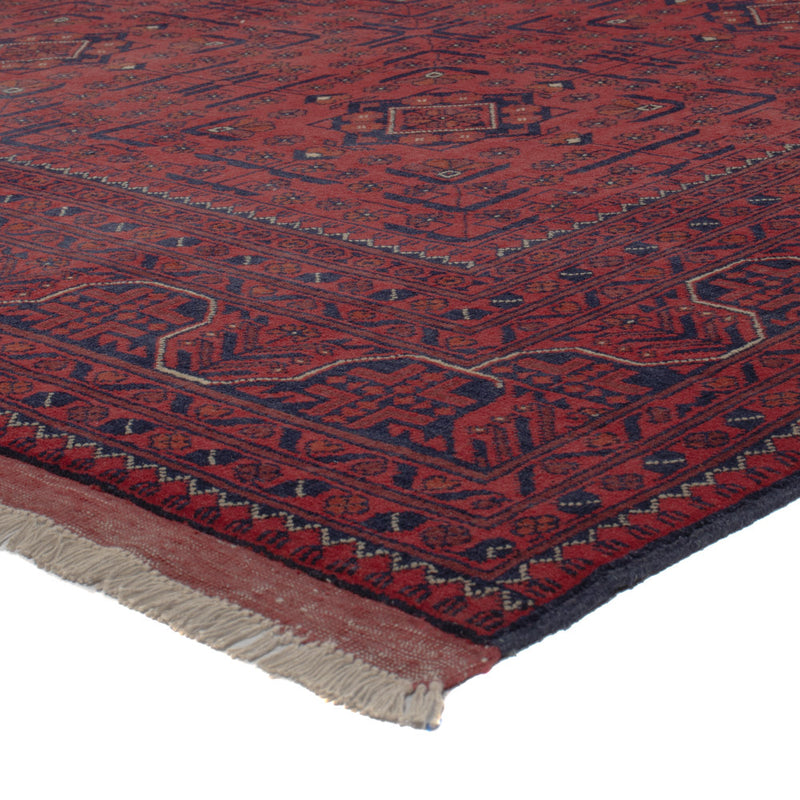 Afghan Teppich - Kunduz - 299 x 196 cm - dunkelrot