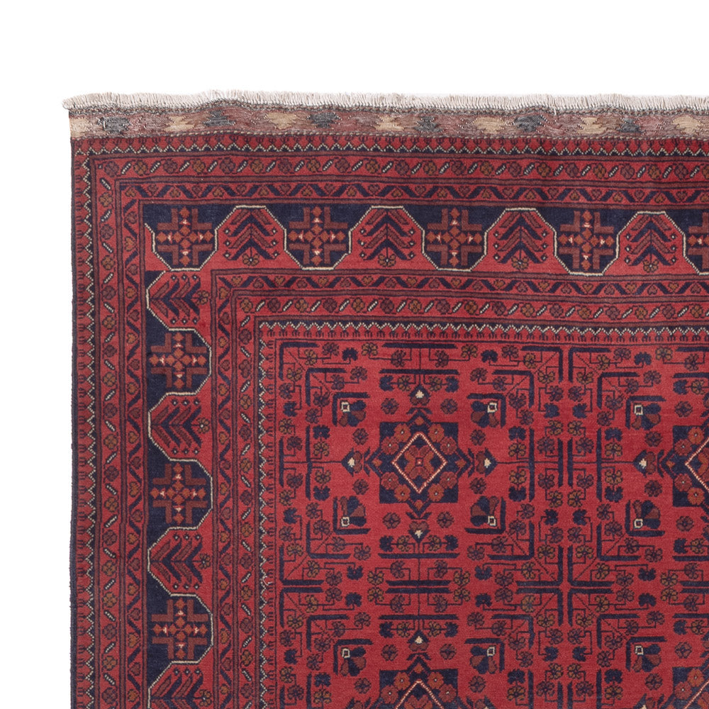 Afghaans tapijt - Kunduz - 290 x 197 cm - licht rood