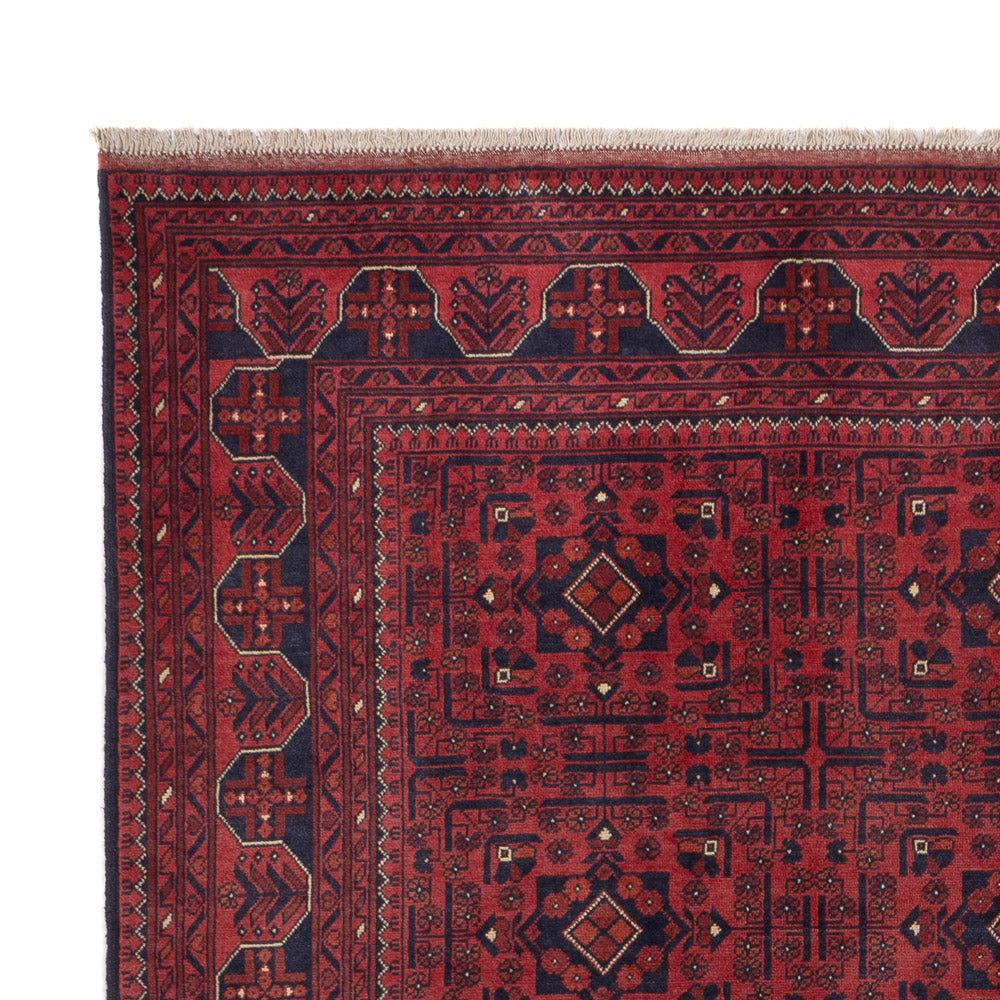 Afghaans tapijt - Kunduz - 290 x 196 cm - donkerrood