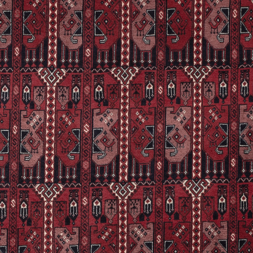 Afghan Teppich - Royal - 294 x 199 cm - dunkelrot