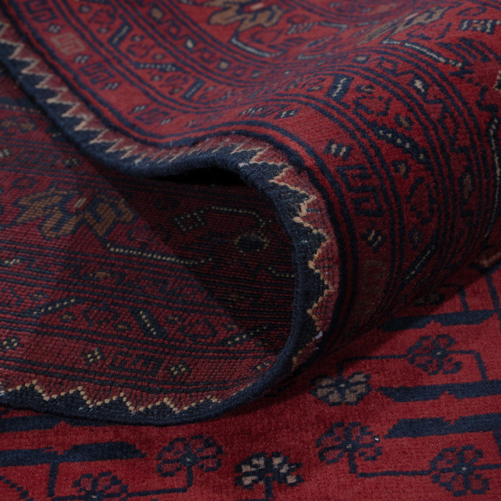 Afghan Teppich - Royal - 299 x 198 cm - dunkelrot