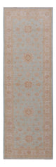 Loper Ziegler tapijt - 255 x 83 cm - lichtblauw