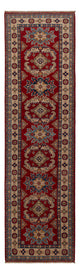 Loper Ziegler Tapijt - Kazak - 303 x 83 cm - donkerrood