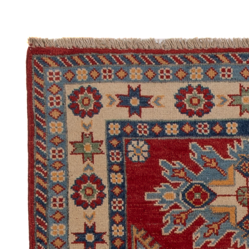 Loper Ziegler Tapijt - Kazak - 303 x 83 cm - donkerrood