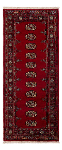 Loper Pakistaans tapijt - 197 x 78 cm - rood