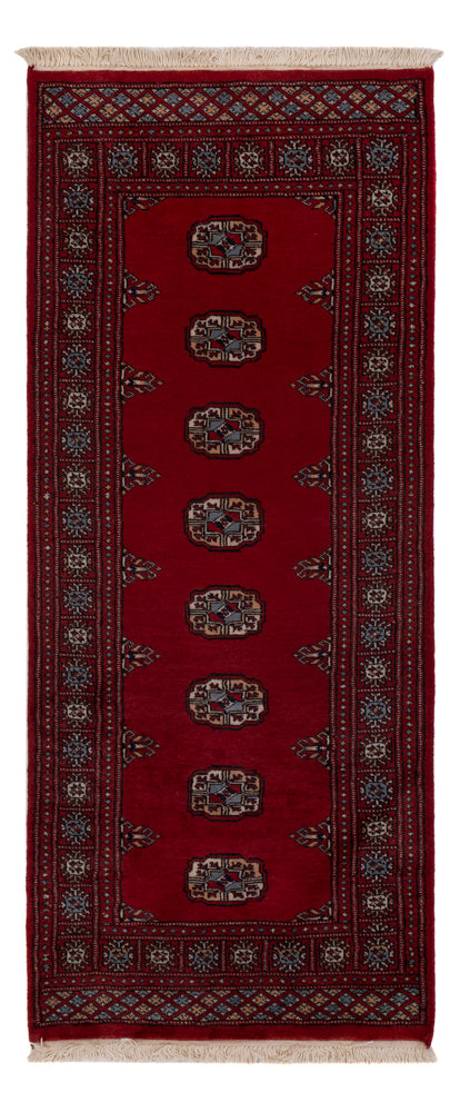 Loper Pakistaans tapijt - 186 x 75 cm - rood