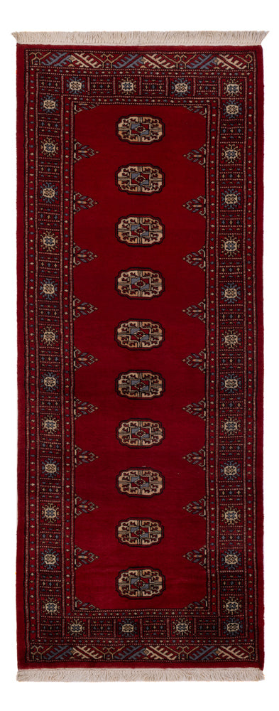 Loper Pakistaans tapijt - 203 x 78 cm - rood