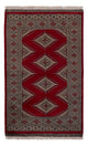 Pakistaans tapijt - 152 x 94 cm - rood