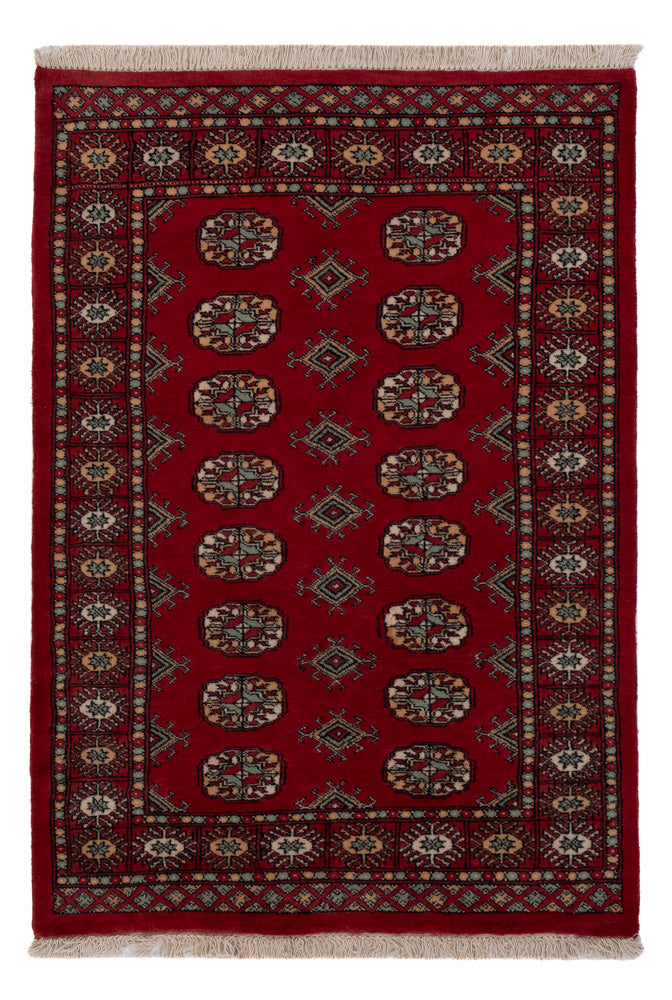 Pakistaans tapijt - 141 x 95 cm - rood