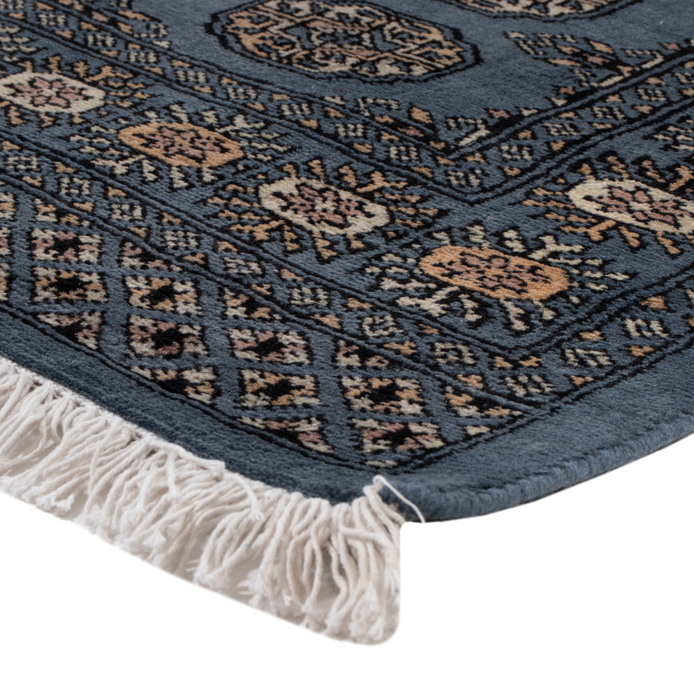 Pakistaans tapijt - 151 x 94 cm - blauw