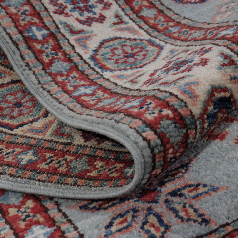 Ziegler Tapijt - Kazak - 128 x 77 cm - lichtblauw