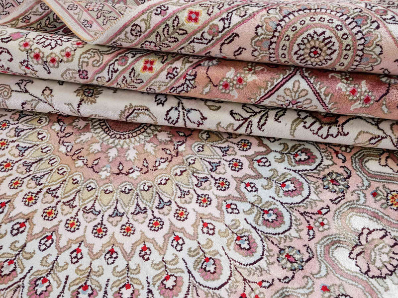 Seidenteppich - China Seide - 362 x 272 cm - beige