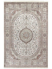 Seidenteppich - China Seide - 352 x 269 cm - beige