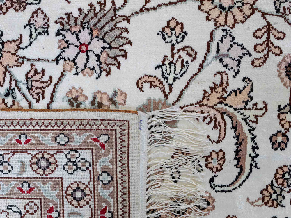 Seidenteppich - China Seide - 352 x 269 cm - beige