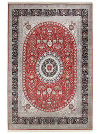 Zijden tapijt - China zijde - 370 x 272 cm - rood