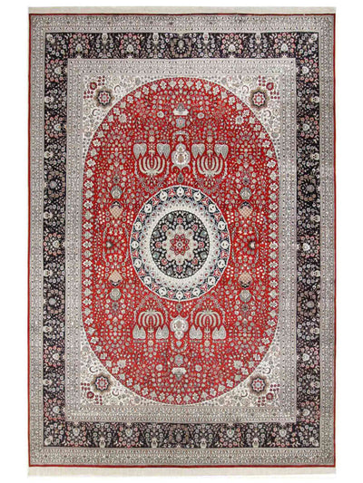 Chinese zijde Tapijt 272x370cm - Oosters Tapijt
