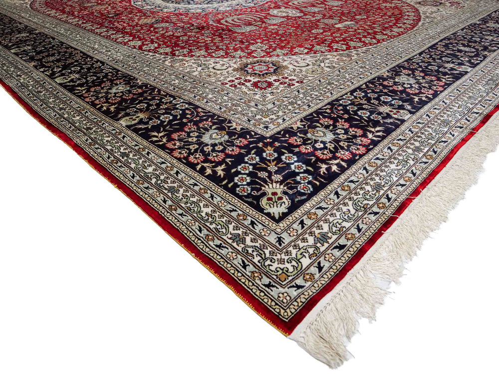 Chinese zijde Tapijt 370x272cm - Oosters Tapijt