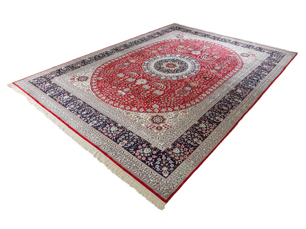 Zijden tapijt - China zijde - 370 x 272 cm - rood