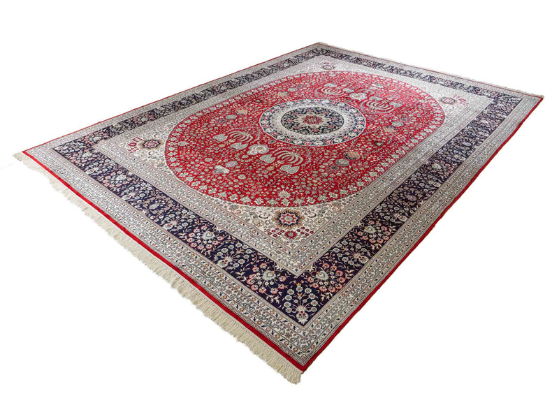 Zijden tapijt - China zijde - 370 x 272 cm - rood