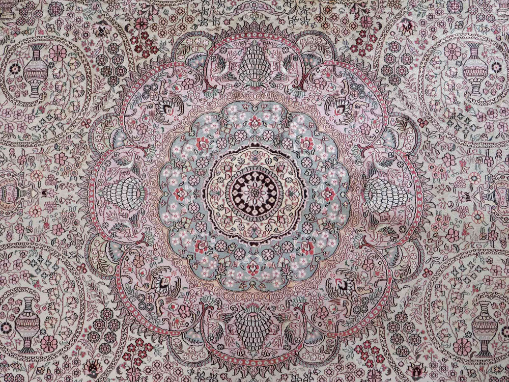 China Seide Tapijt 300x300cm - Oosters Tapijt