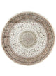 Zijden tapijt - China zijde rond  - 303 x 303 cm - beige
