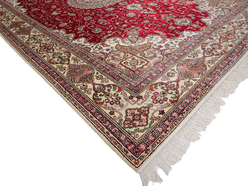 Zijden tapijt - China zijde - 278 x 183 cm - rood