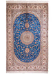 Zijden tapijt - China zijde - 240 x 149 cm - blauw