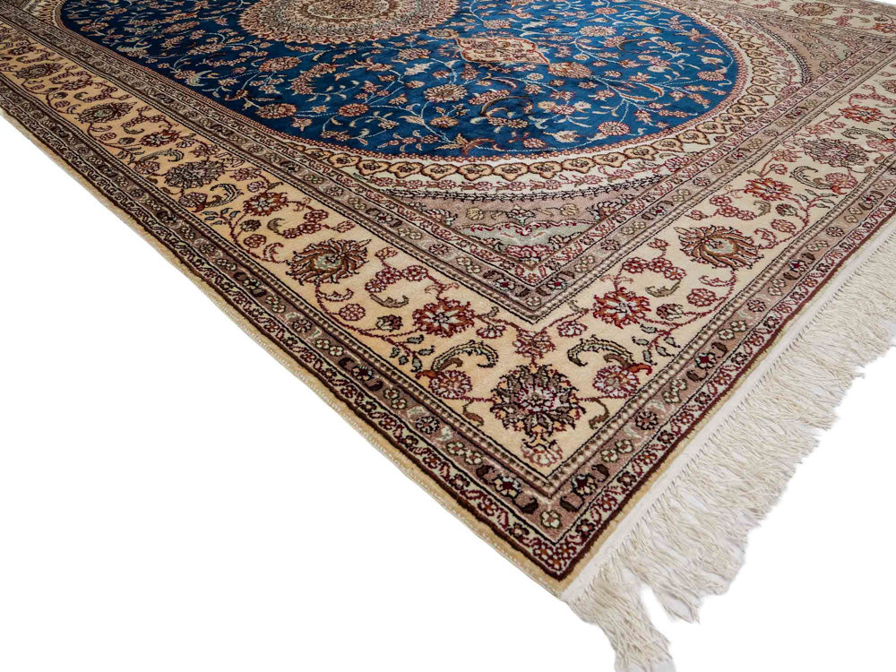 Zijden tapijt - China zijde - 240 x 149 cm - blauw
