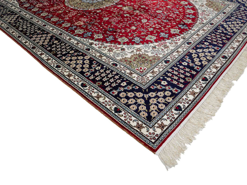 Zijden tapijt - China zijde - 246 x 152 cm - rood