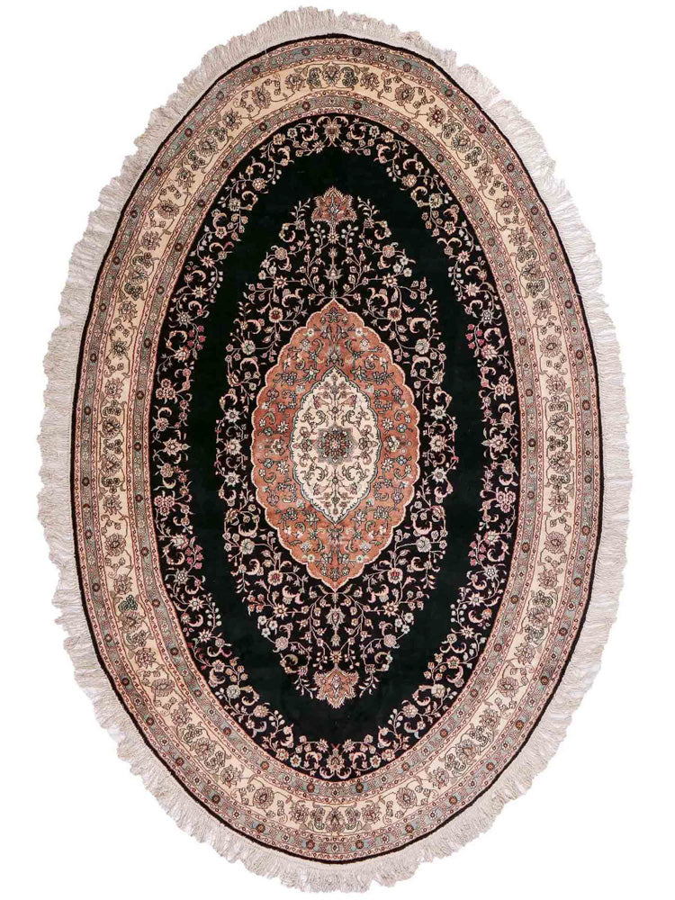 Zijden tapijt - China zijde - 238 x 153 cm - antraciet