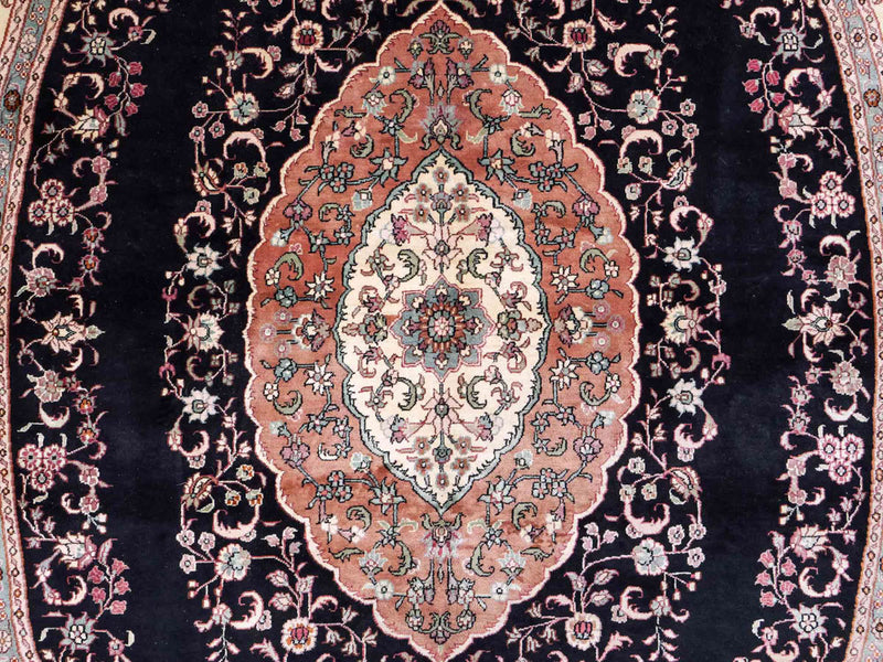 Zijden tapijt - China zijde - 238 x 153 cm - antraciet
