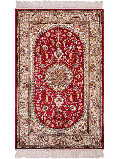 Chinese zijde Tapijt 75x120cm - Oosters Tapijt