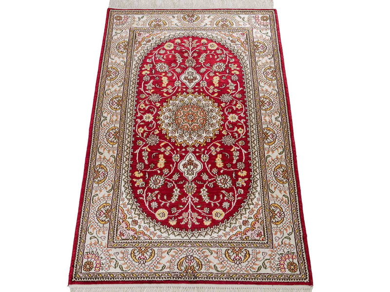 Chinese zijde Tapijt 120x75cm - Oosters Tapijt