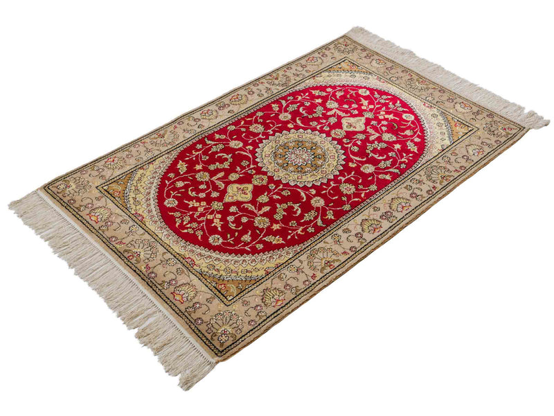 China Seide Tapijt 121x78cm - Oosters Tapijt